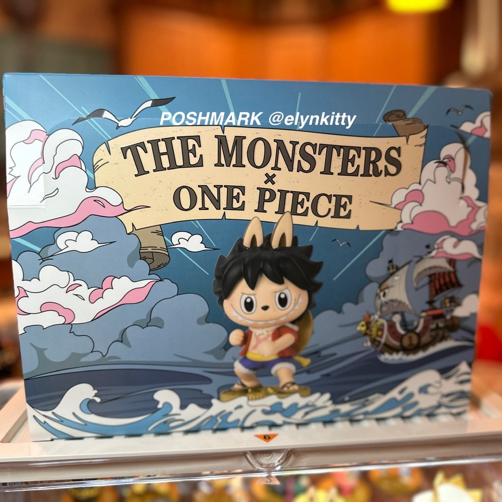 The Monsters x One Piece figurines from POP MART Labubu